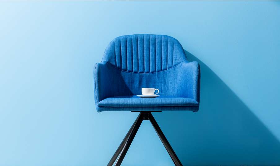 blue chair