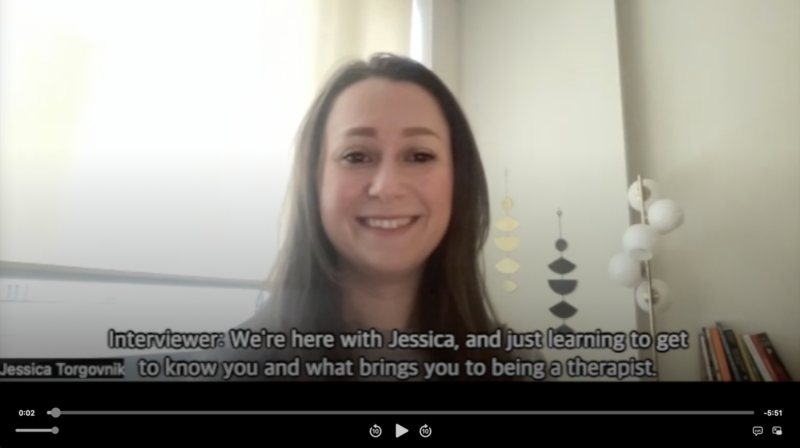 Interview with Jessica Torgovnik.